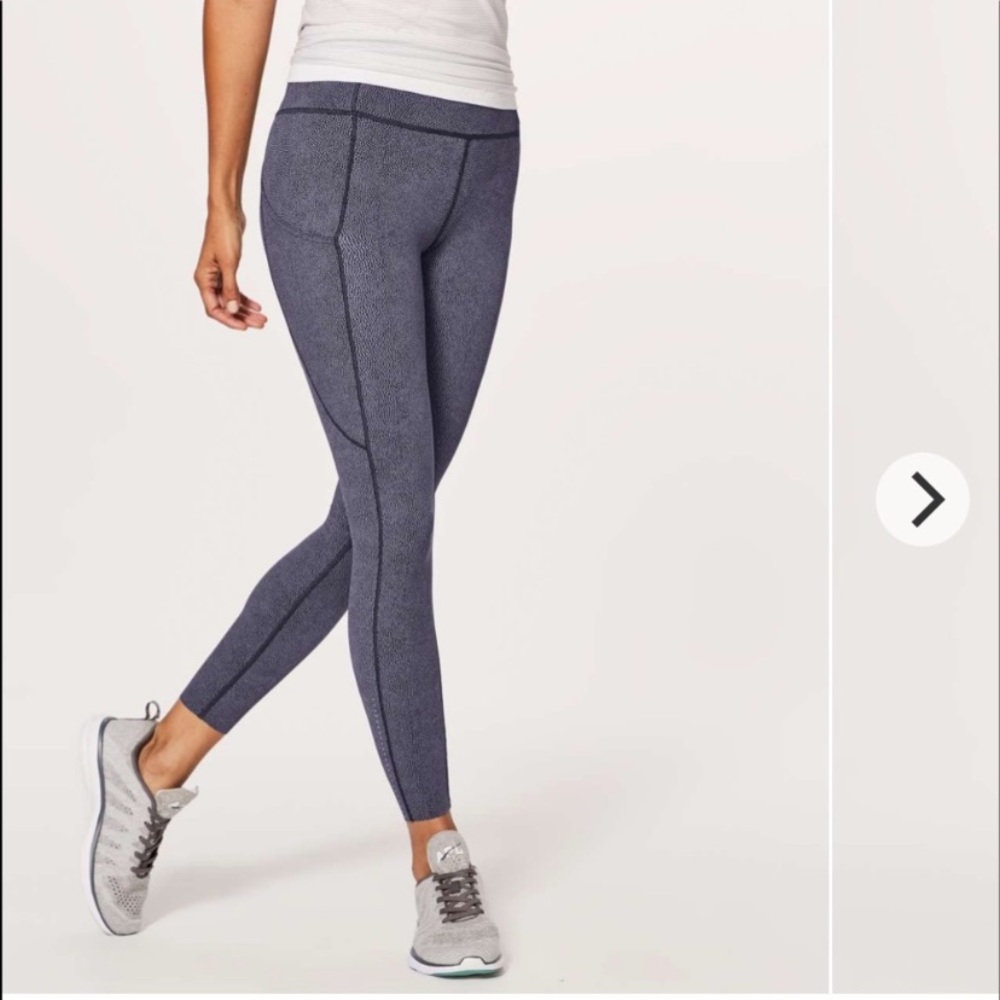 Lululemon Fast & Free High Rise 7/8 Tight II 25", Nulux, Size 8